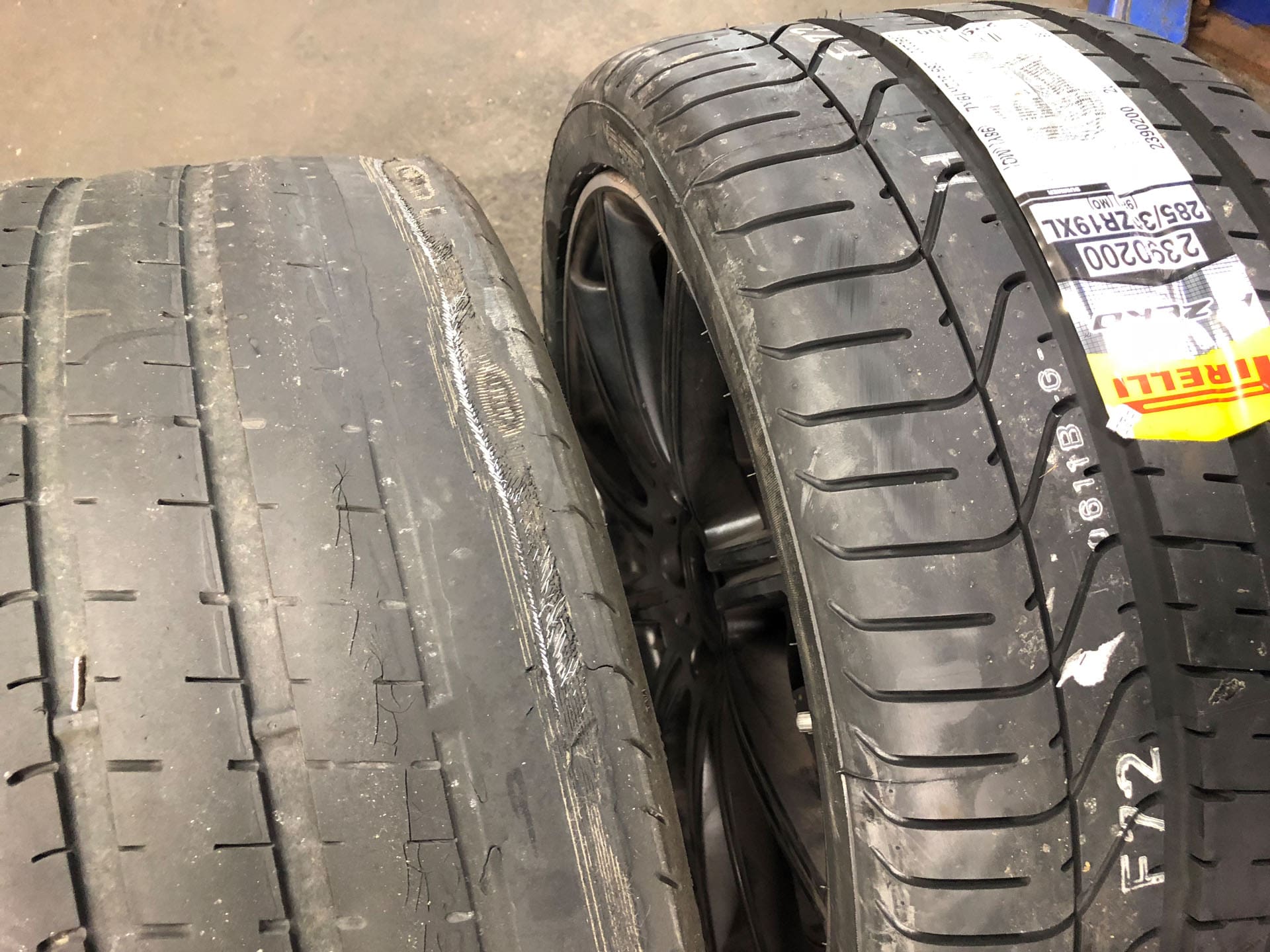 Tire Replacement: Before and After